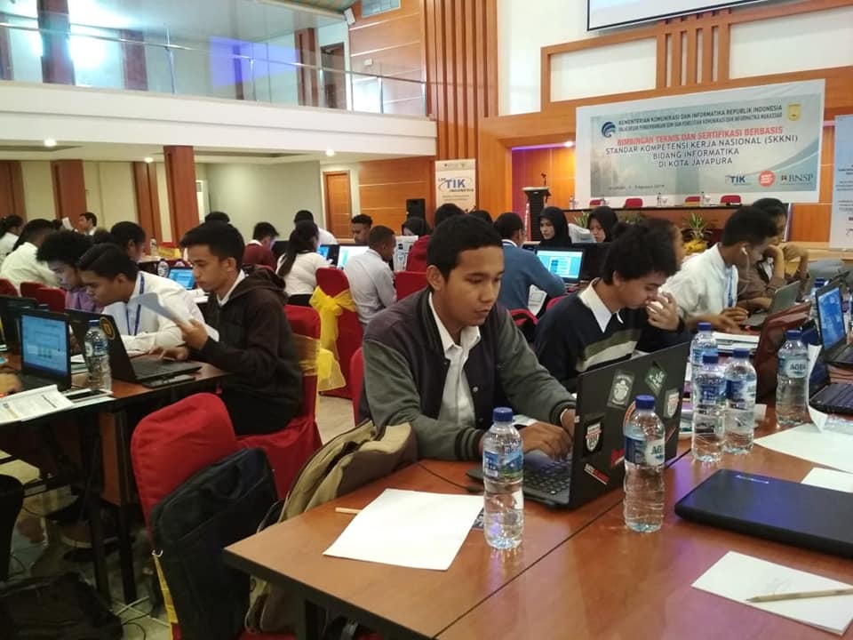 BBPSDMP KOMINFO MAKASSAR SELENGGARAKAN SERTIFIKASI DI JAYAPURA