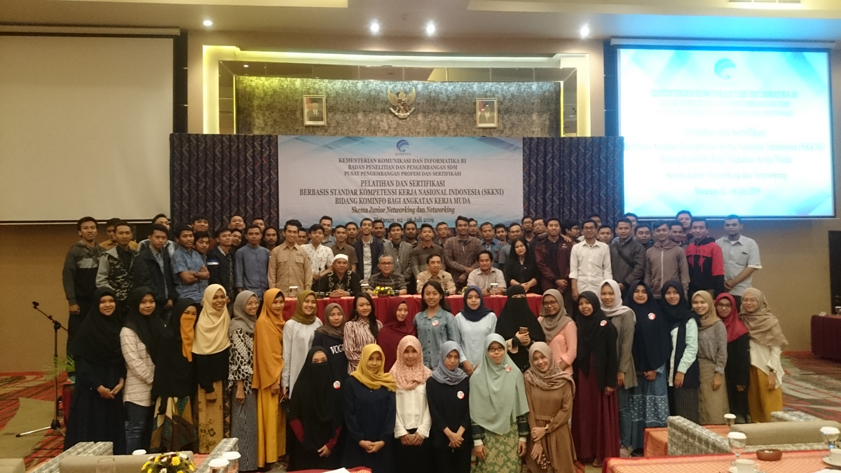 SERTIFIKASI DI KOTA MATARAM, PUSBANG PROSERTI KOMINFO